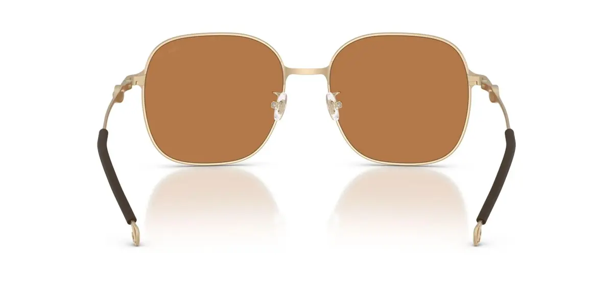 Diesel DL1010D Square Sunglasses Matte Gold/Brown 58 mm | Authentic Import for India - view 4