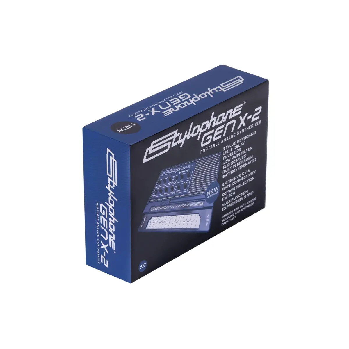 Stylophone GENX-2 Portable Analogue Synthesizer with Built-in Speaker, LFO, Filter, Analogue Delay and CV/Gate Output | Two Octaves - view 4