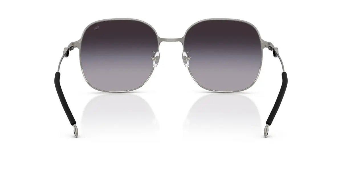 Diesel DL1010D Square Sunglasses Shiny Gunmetal/Grey Gradient 58 mm | 100% UV Protection - view 4