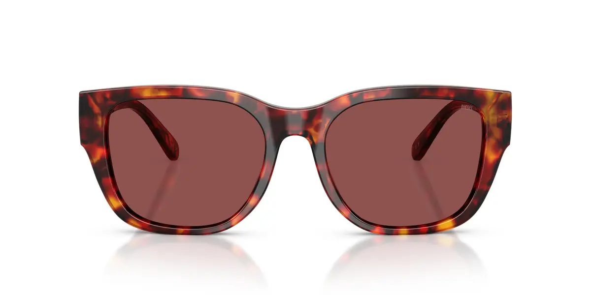 Diesel DL2005 Square Sunglasses | UV Protected Plastic Frame, 53 mm - main product image