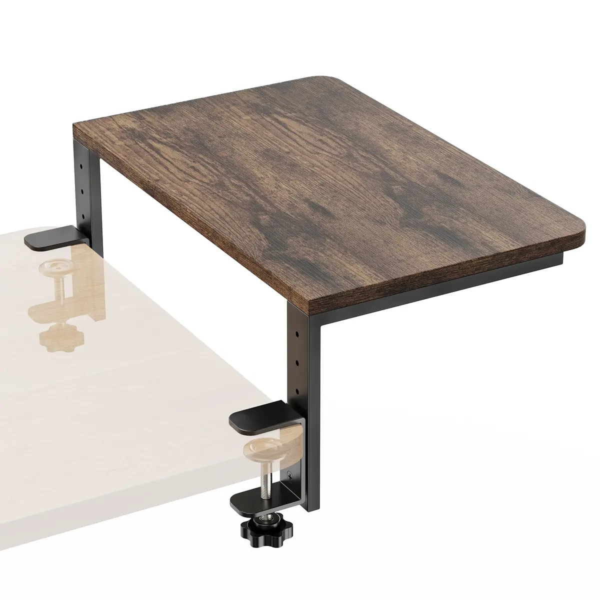 ART-GIFTREE Clamp-On Desk Shelf 38.1 cm (15 inch) | Height-Adjustable Monitor Stand with 20kg Load Capacity - main product image