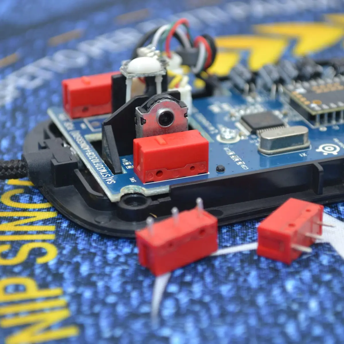 RunJRX 10Pcs Kailh GM4.0 Micro Switches, Red for Gaming Mouse | Over 60M Cycles - view 7
