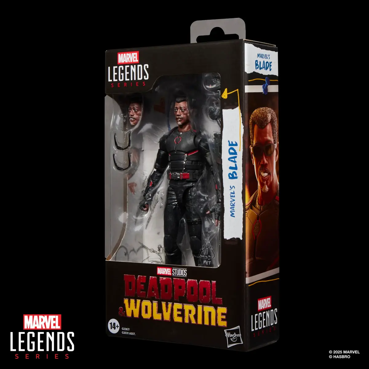 Marvel Legends Series Marvel's Blade Action Figure 6-Inch (15 cm) | Movie-Inspired Collectible with 7 Accessories - view 9