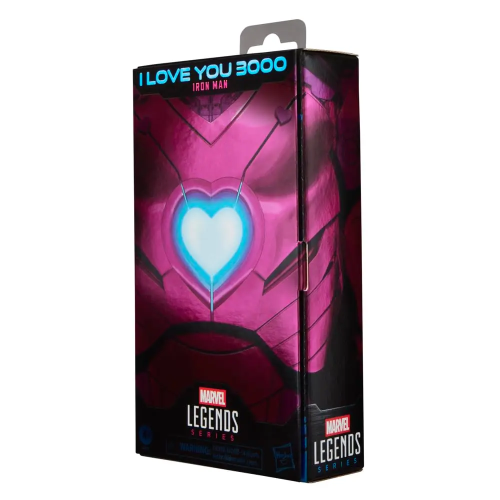 Marvel Legends Series I Love You 3000 Iron Man 6-Inch Action Figure | Heart-Themed Collectible Gift - view 5