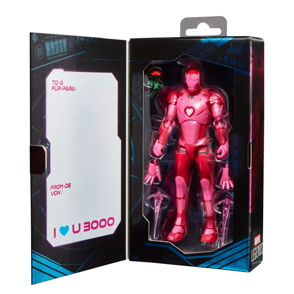 Marvel Legends Series I Love You 3000 Iron Man 6-Inch Action Figure | Heart-Themed Collectible Gift - view 6