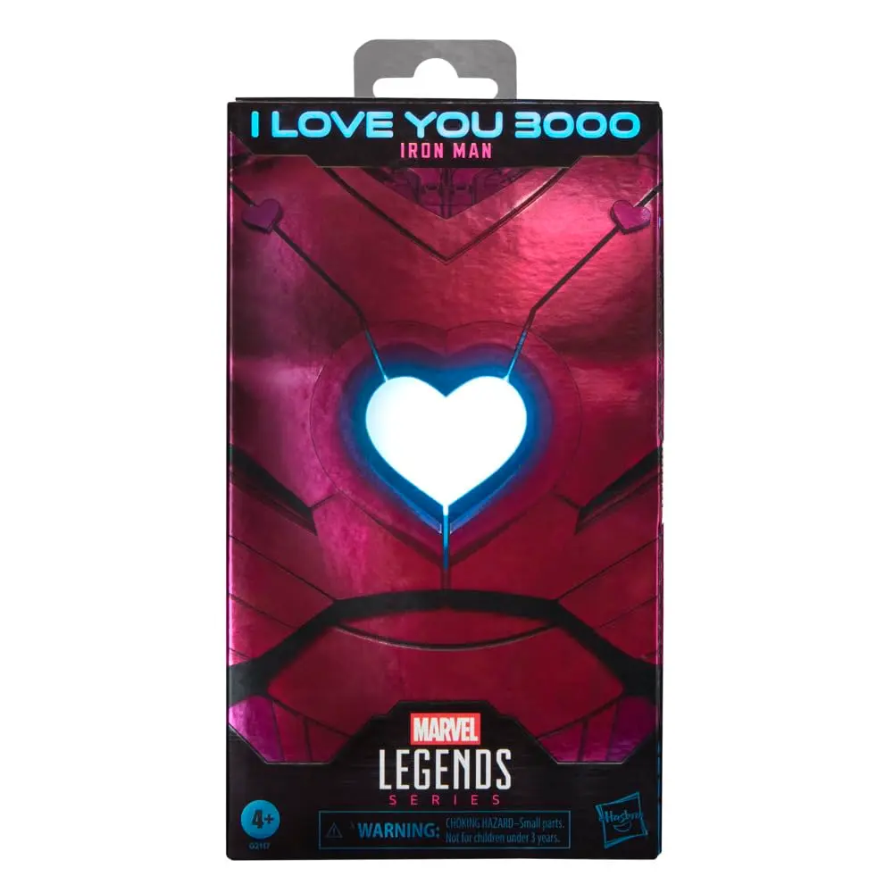 Marvel Legends Series I Love You 3000 Iron Man 6-Inch Action Figure | Heart-Themed Collectible Gift - view 2