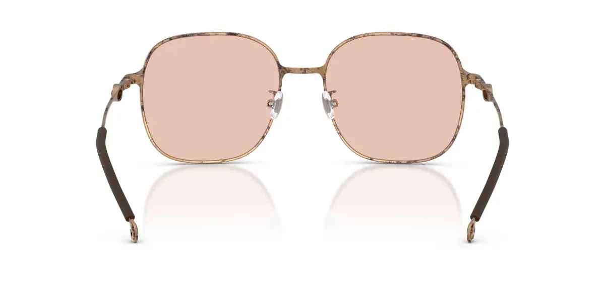 Diesel DL1010D Square Sunglasses Paper Transparent Bronze/Pale Rose 58mm | UV Protection - view 4