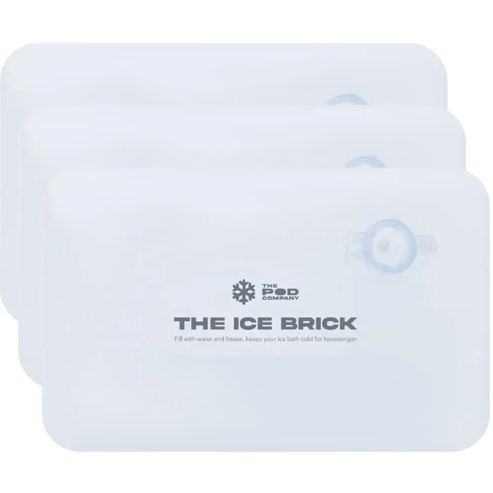 THE POD COMPANY 3-Pack Ice Brick | Reusable 3 lb Ice Blocks for Cold Plunge, Long-Lasting Cooling (en_US) - main product image