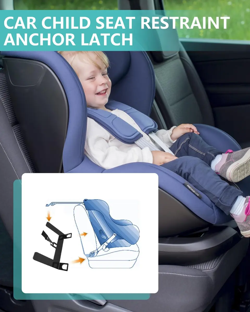 NORTHYUN Car Seat Latch Anchor Child Safety Seat Tether Kit | Universal ISOFIX Adapter for Older Vehicles - view 9