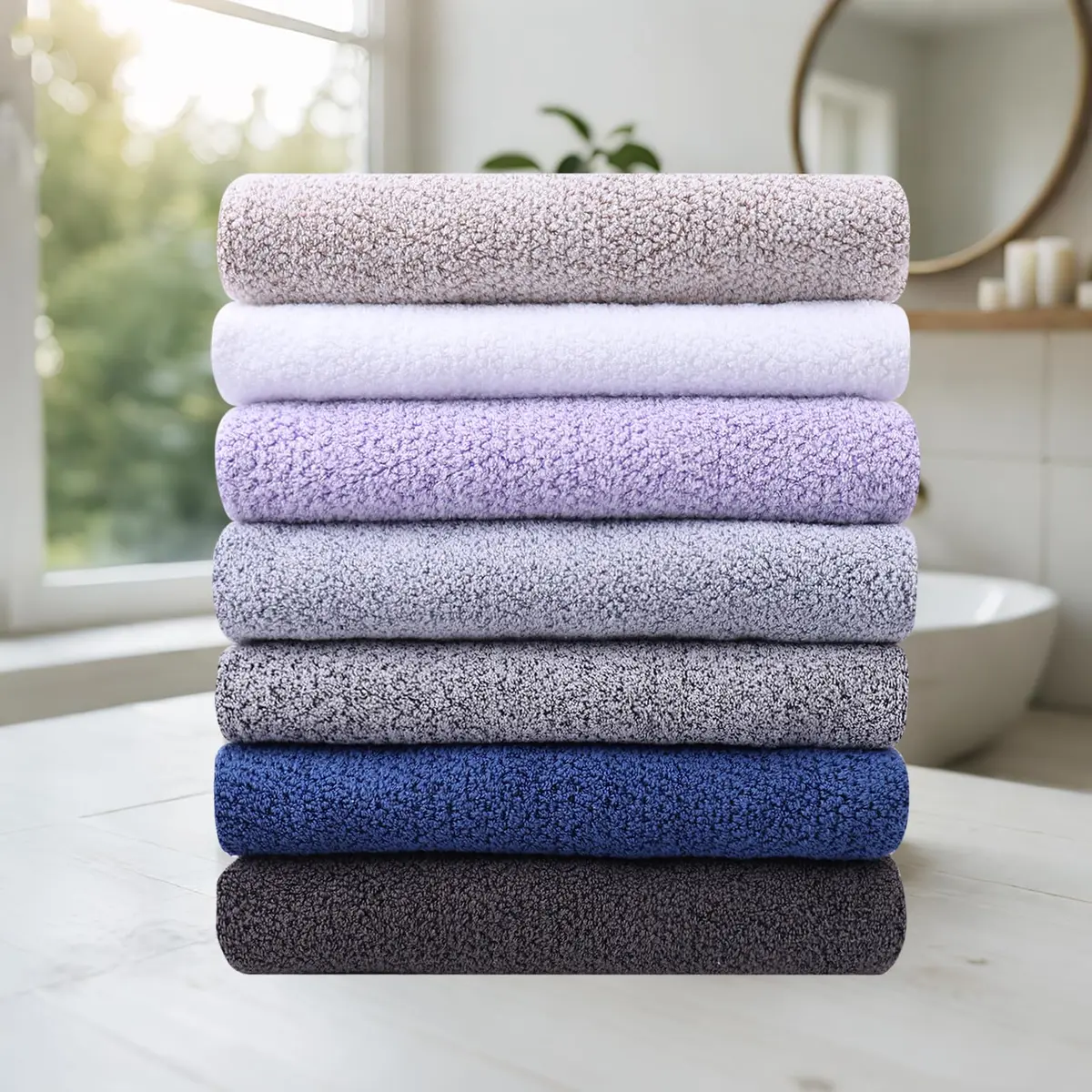 Everplush Diamond Collection Extra Large Bath Towel Sheet – 2 PK, Super Soft & Highly Absorbent, Quick-Drying, Oversized & Thick - view 6