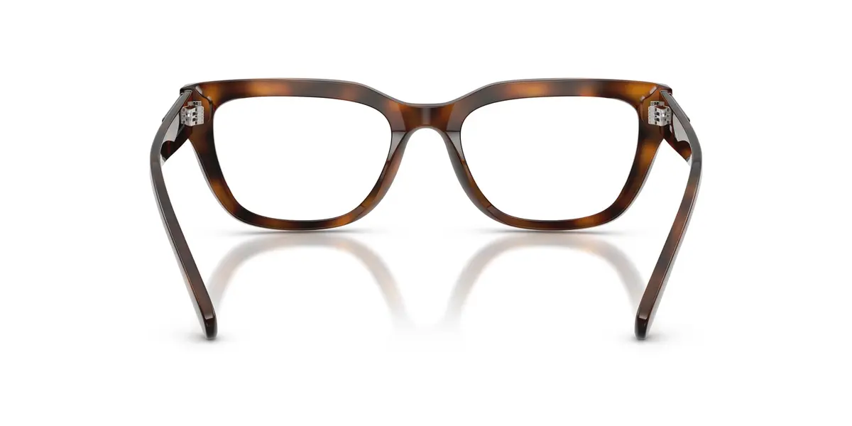 Diesel Prescription Eyewear Frames, Havana/Demo Lens, 54 mm | Unique Metal Detail & Rounded Temples - view 4