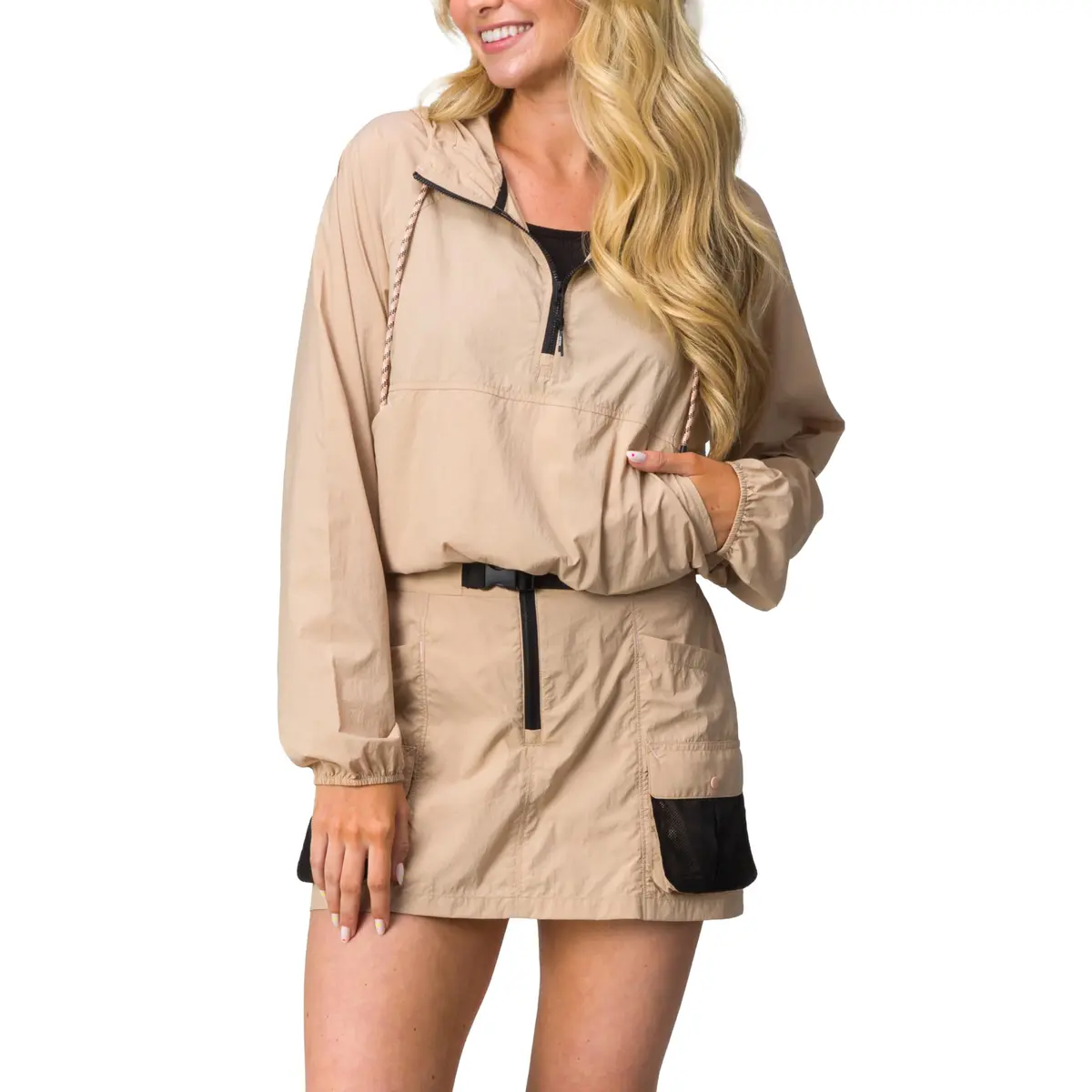 REEF Women's Hooded Anorak Pullover Jacket | Light, Soft & Flattering Fit for Spring - main product image