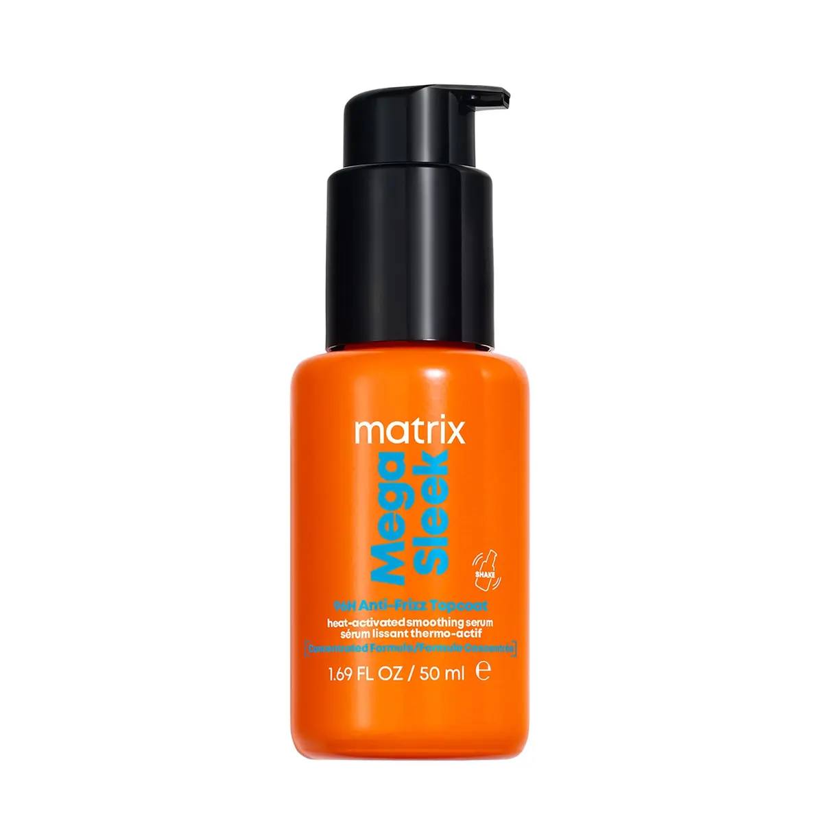Matrix Mega Sleek Topcoat Serum 1.7 Fl Oz | 96H Frizz Control & Heat Protection - main product image
