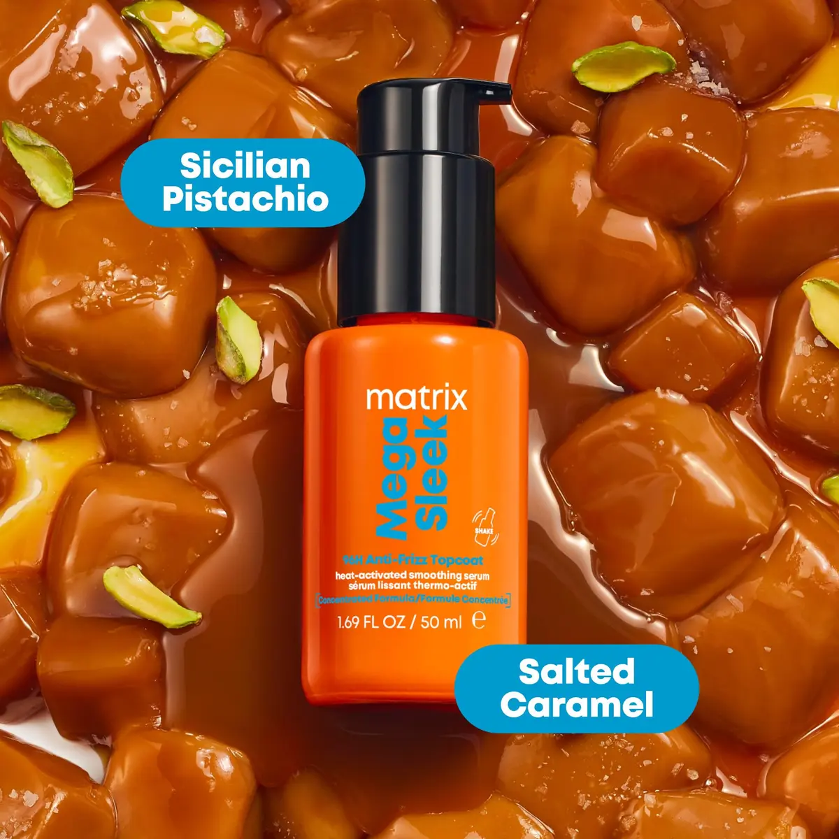 Matrix Mega Sleek Topcoat Serum 1.7 Fl Oz | 96H Frizz Control & Heat Protection - view 9