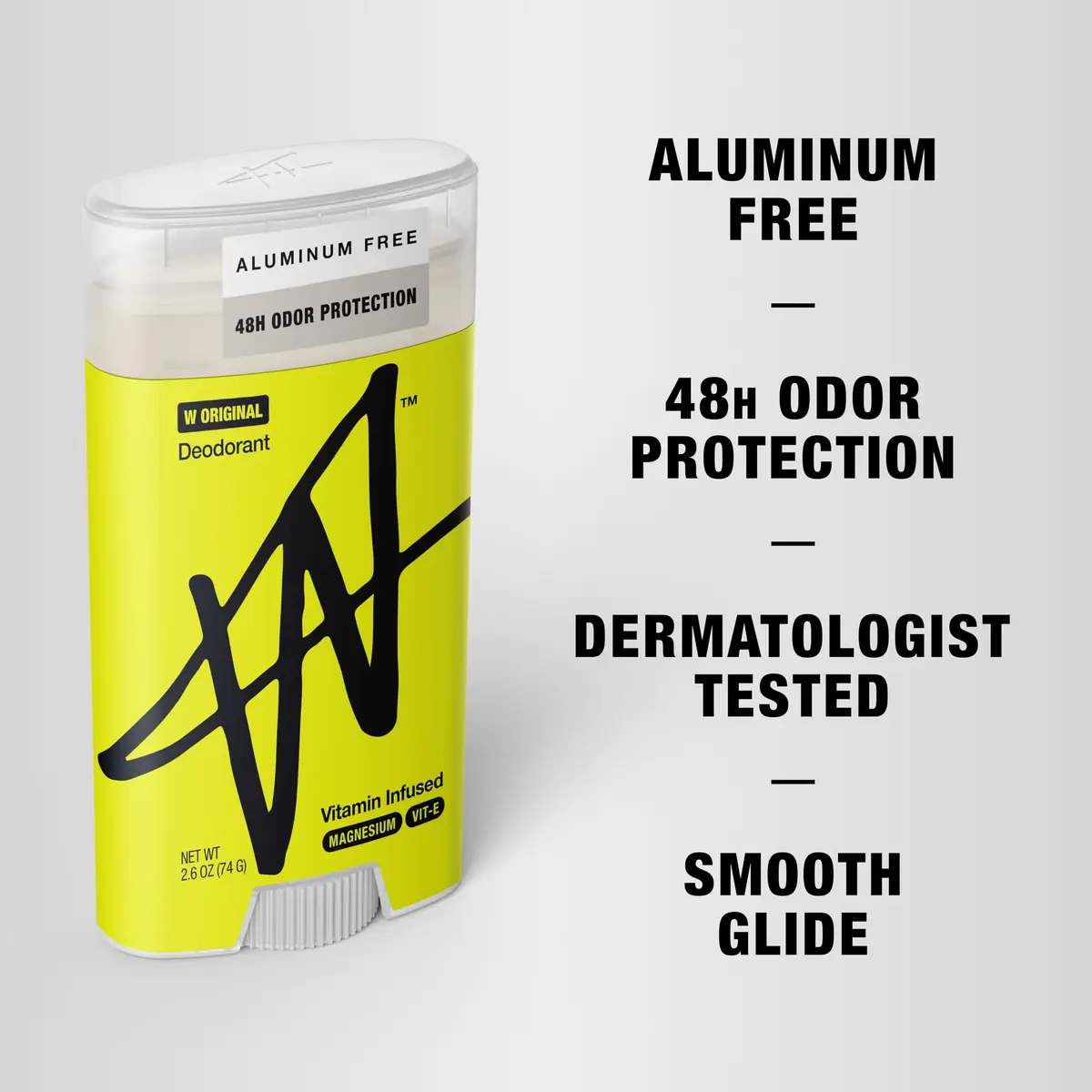 W by Jake Paul Men's Aluminum-Free Deodorant 2.6 oz | Sensitive Skin Friendly, Dermatologist Tested, Vitamin-Infused - view 3