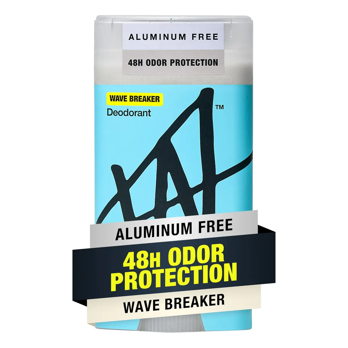 W Men’s Aluminum-Free Deodorant 2.6 oz | Sensitive Skin Friendly, Vitamin-Infused, Wave Breaker Scent - main product image