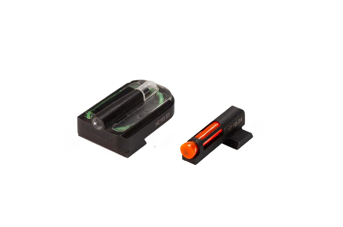 HIVIZ FastDot H3 Tritium Fiber-Optic Sight Set for Canik Mete | 24/7 Brightness, Steel Build, Low-Profile Fit - main product image