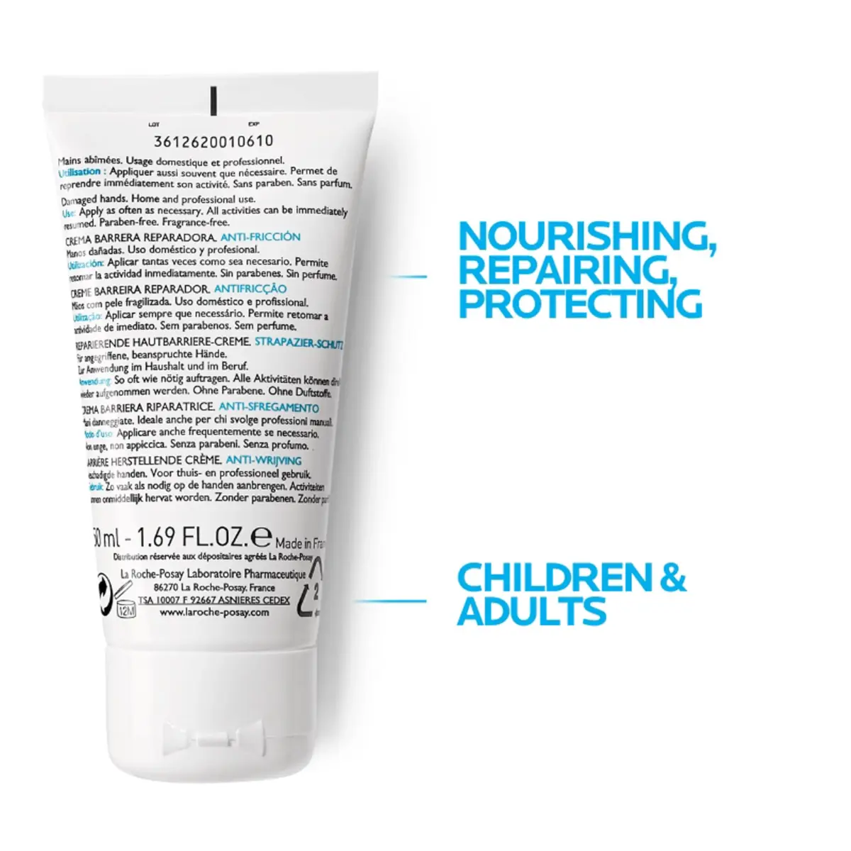 La Roche-Posay Cicaplast Hand Cream 100ml (3.38 Fl Oz) | Instant Relief for Dry Cracked Hands - view 8
