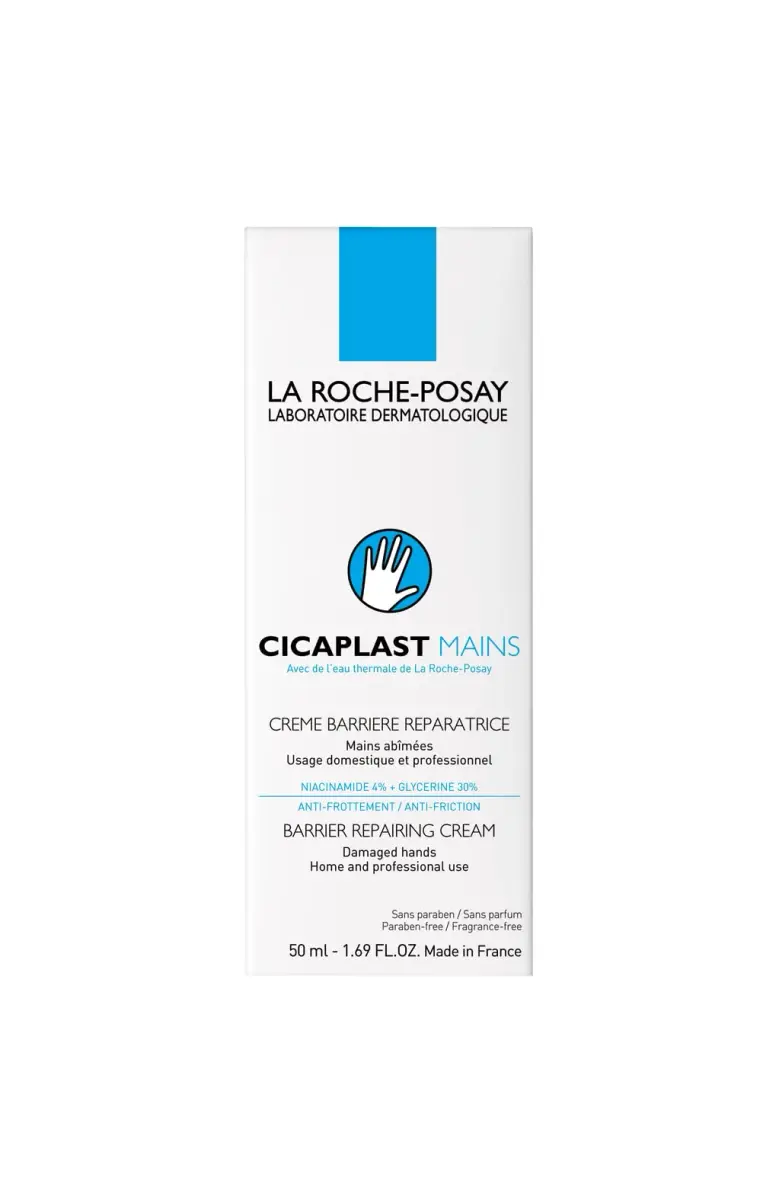 La Roche-Posay Cicaplast Hand Cream 100ml (3.38 Fl Oz) | Instant Relief for Dry Cracked Hands - view 2