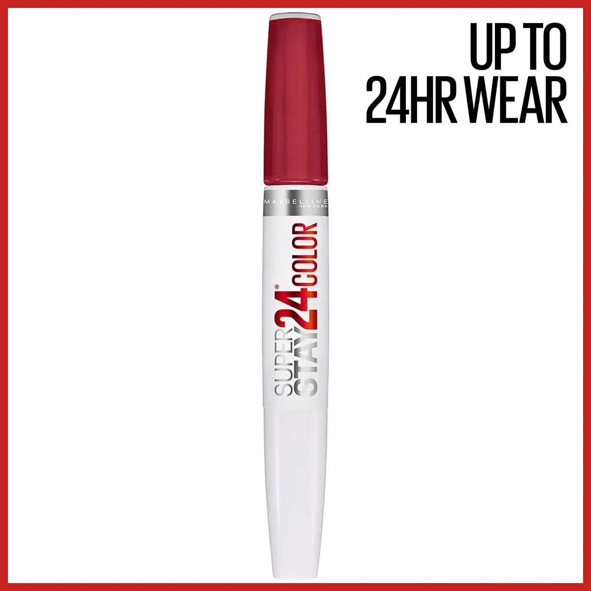 MAYBELLINE Super Stay 24 Keep Up The Flame Red Liquid Lipstick | 24-Hour Wear, Moisturizing Balm - view 2