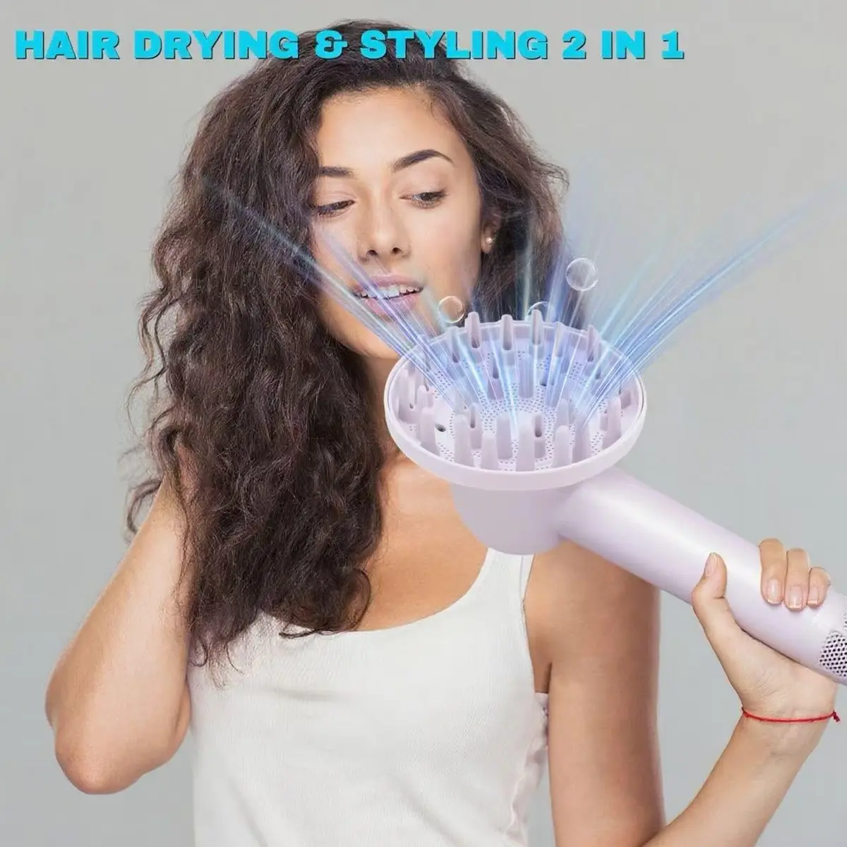SEICHYGO Purple Diffuser for Hair Dryer | Compatible with Laifen SE Lite, 360° Rotating, Gentle on Fine Hair (150 characters) - view 7
