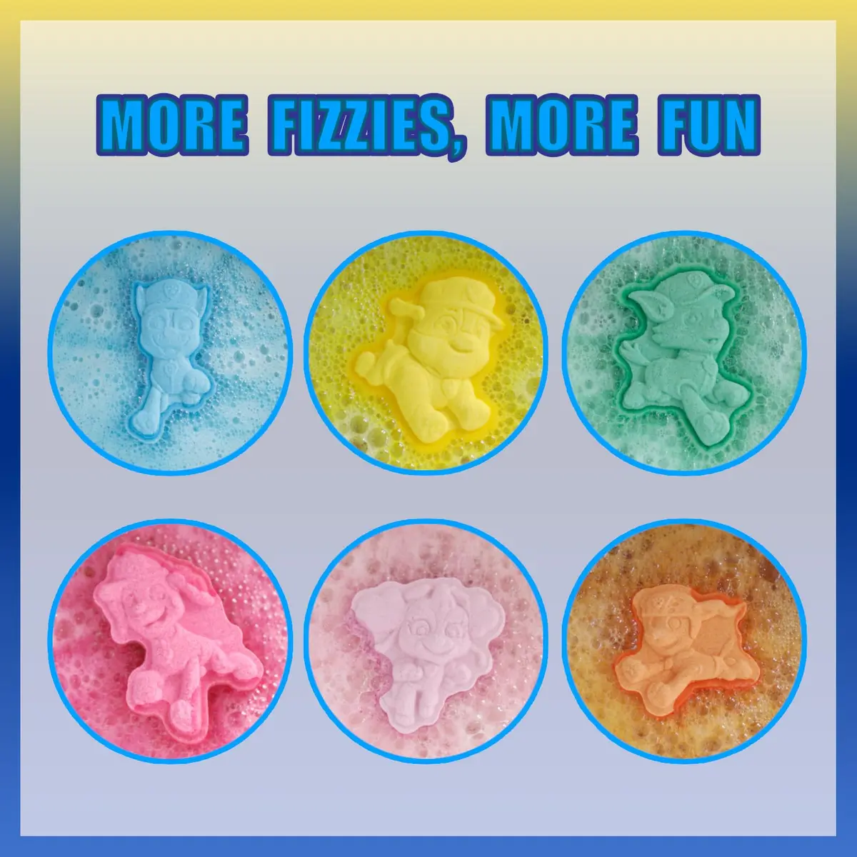 Townley Girl Paw Patrol Bath Bomb Set, 6-Piece Bubble Gum Scented, Ages 3+ | Adventure Bath Time - view 4