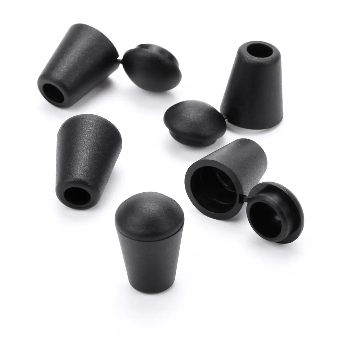 CooBigo Plastic Paracord Cord Ends Caps 25 Pack | Cord Lock Replacement for Shoelaces & Clothing - view 7