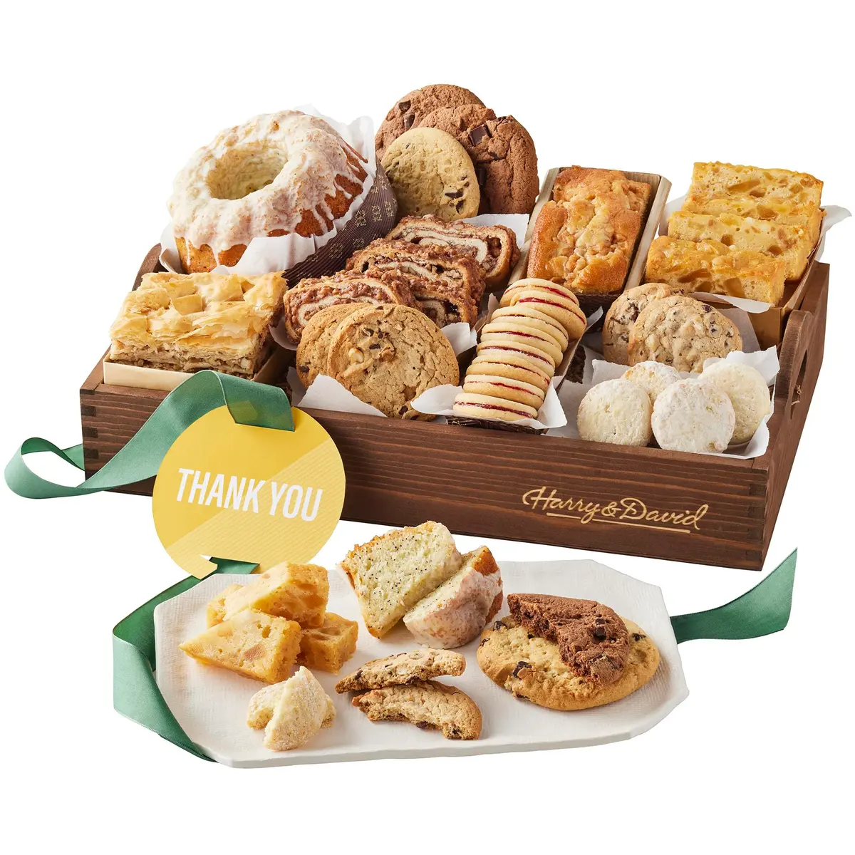 Harry & David Thank You Bakery Tray 17.25 in L x 11.25 in W x 4 in H | Gourmet Gift with Cookies & Honey - main product image