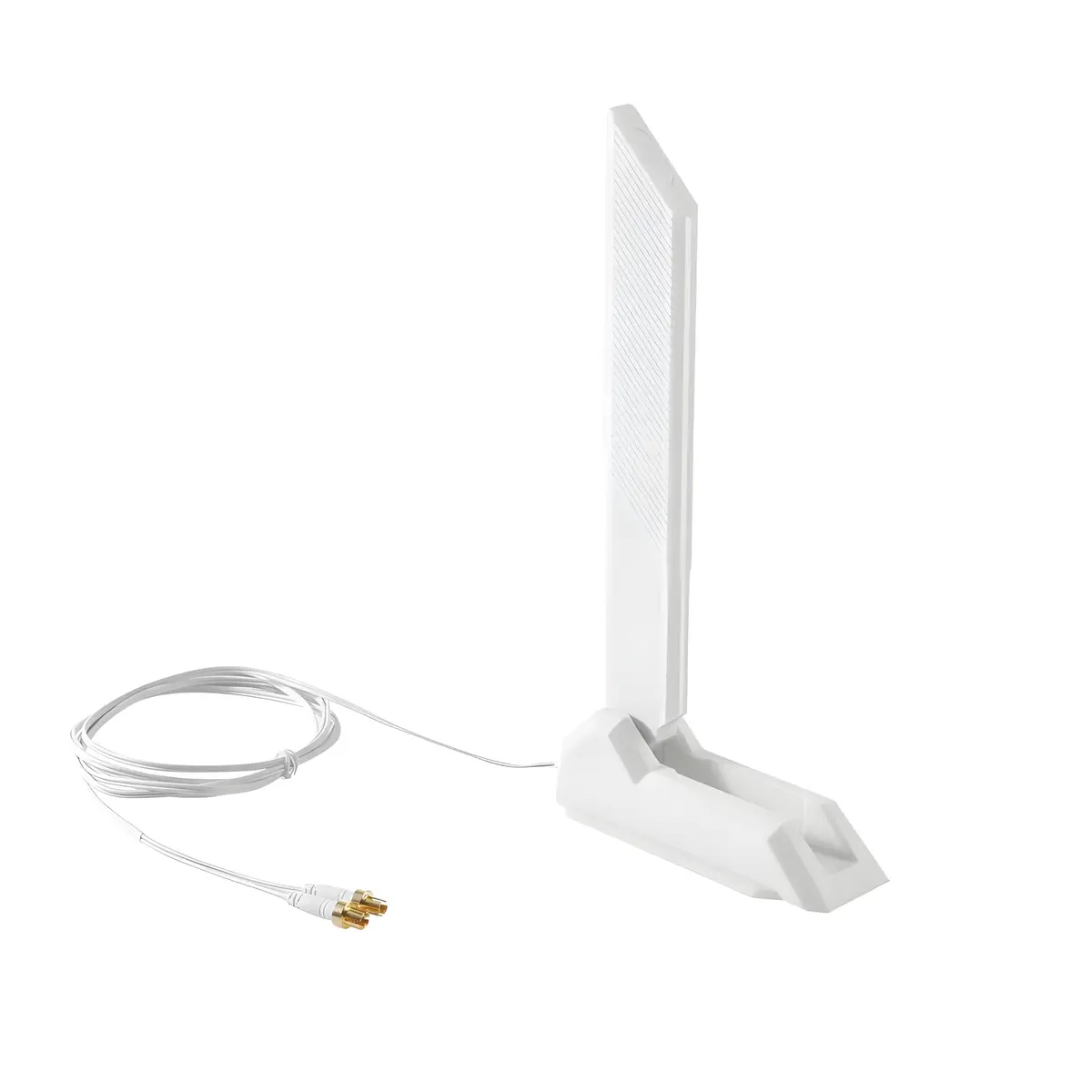 slinkdsco White WiFi 7 Gaming Motherboard Magnetic Antenna with EZ-Plug (NOT RP-SMA) | Lightning-Fast Wireless Connectivity - view 3