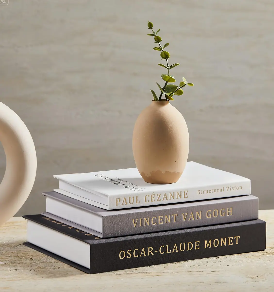 hongqu us Aesthetic Decorative Books Set of 3 Linen Fake Book Storage Box 20 cm (8 x 5 x 2 inches) | Realistic Elegance for Home Decor - main product image