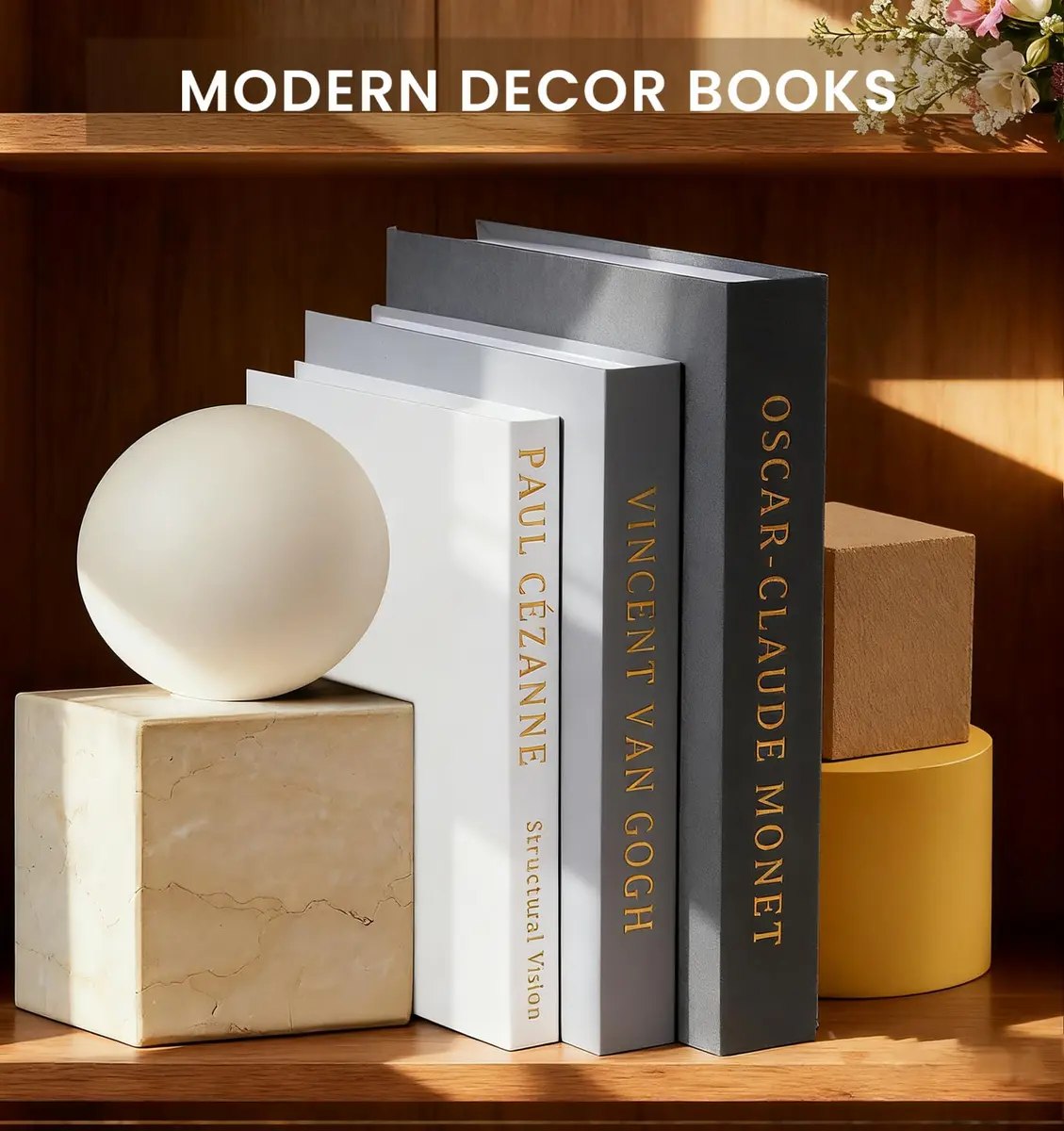 hongqu us Aesthetic Decorative Books Set of 3 Linen Fake Book Storage Box 20 cm (8 x 5 x 2 inches) | Realistic Elegance for Home Decor - view 5