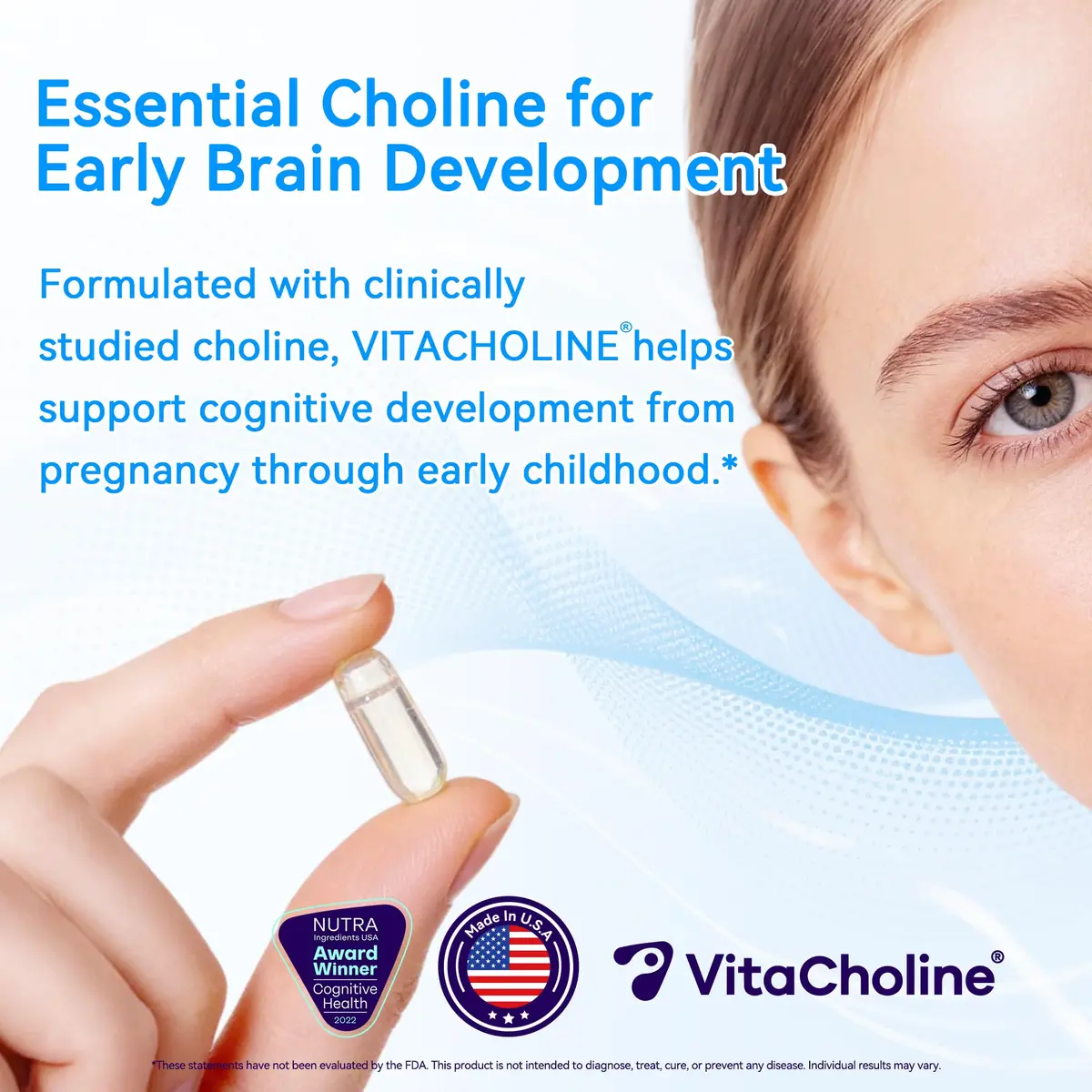 I LOVE HEALTH Liquid Choline Supplement 500mg | Supports Pregnancy & Brain Health - view 5