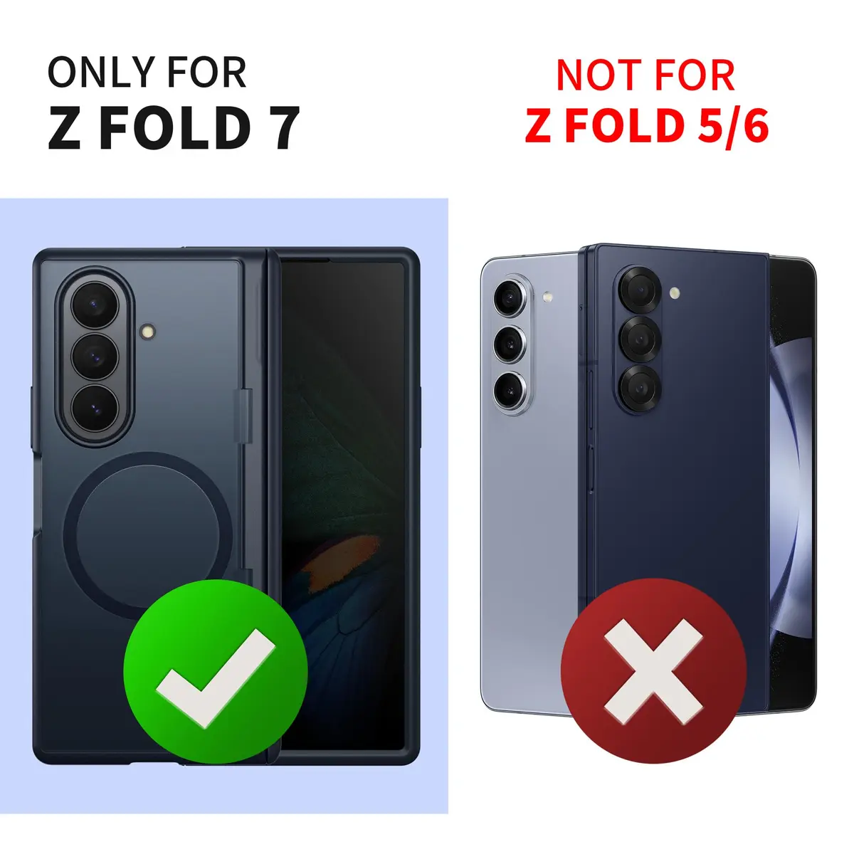MOBOSI for Z Fold 7 Case with Privacy Screen Protector, Black | Slim Magnetic Cover with Full Hinge & Kickstand - view 2