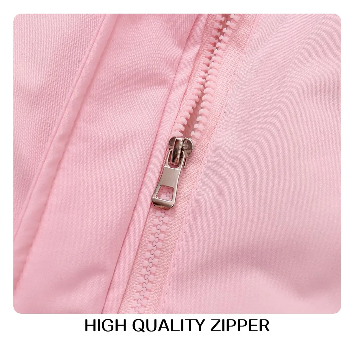 Mokitoni Winter Coat for Girls 7-8 Years Pink | Waterproof & Windproof - view 5