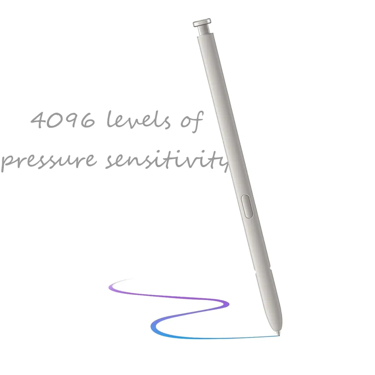 Peixiong Galaxy S25 Ultra S Pen Stylus for Samsung Galaxy S25 Ultra 5G, Light Gray | 4096 Pressure Sensitivity - view 5