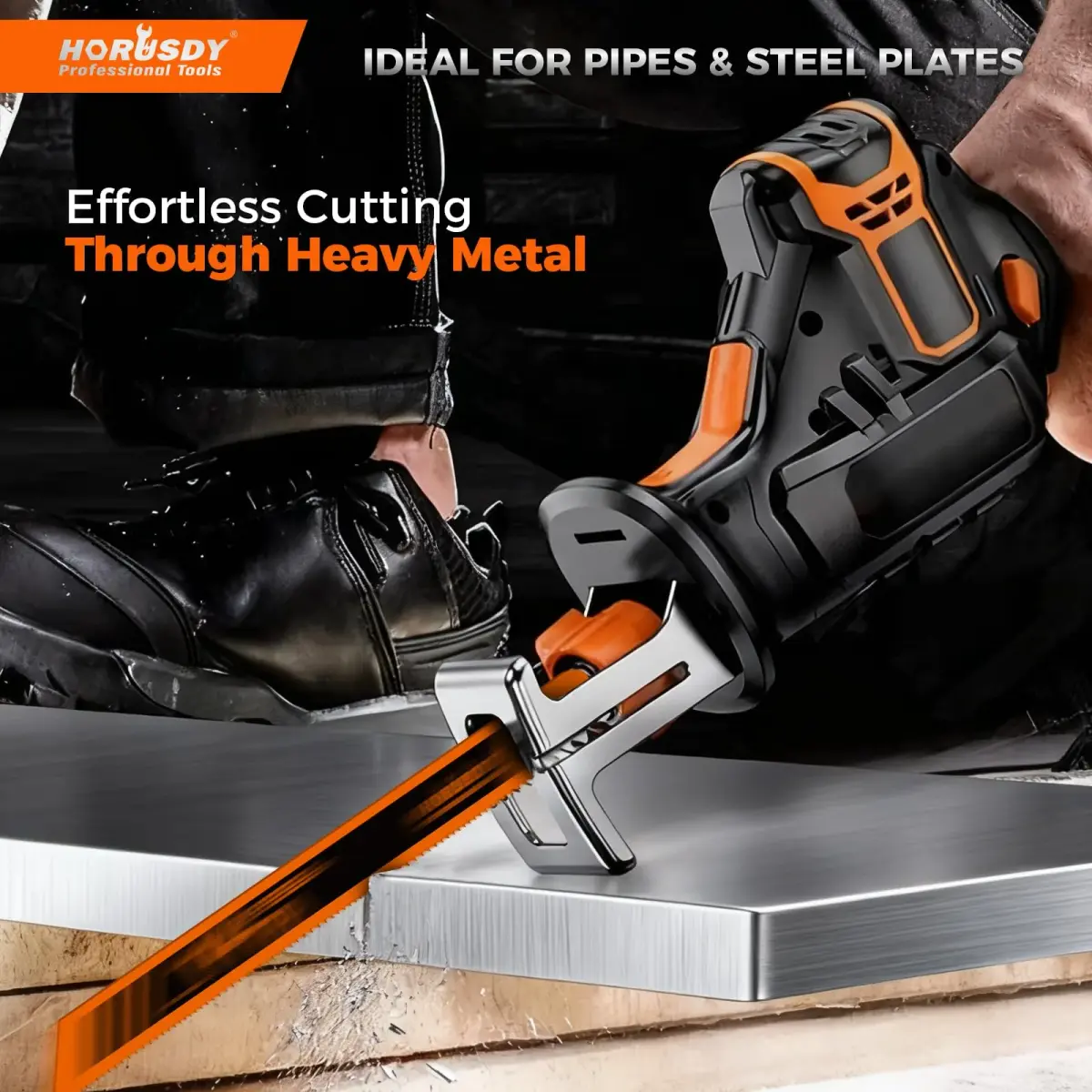 HORUSDY 9-Inch 14TPI Bi-Metal Reciprocating Saw Blades (6-Pack, 22.86 cm) | Heavy-Duty Metal Cutting - view 6