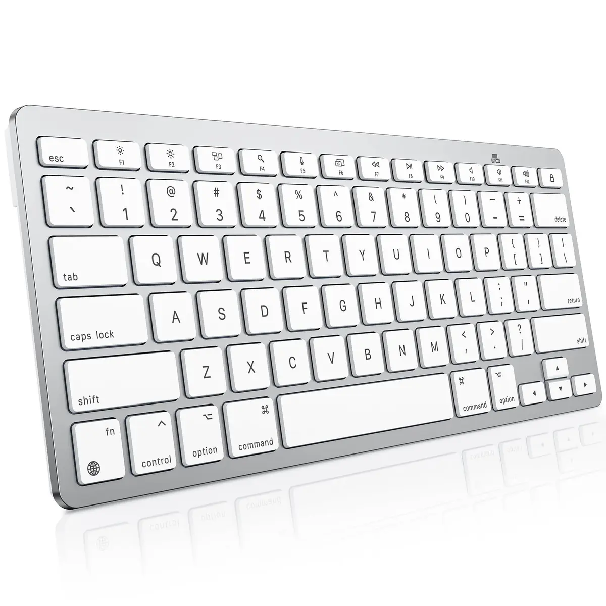 OMOTON Wireless Keyboard for Mac, Bluetooth Stable, No Numpad, Travel Size | Compact, Ergonomic, Mac-Compatible - main product image