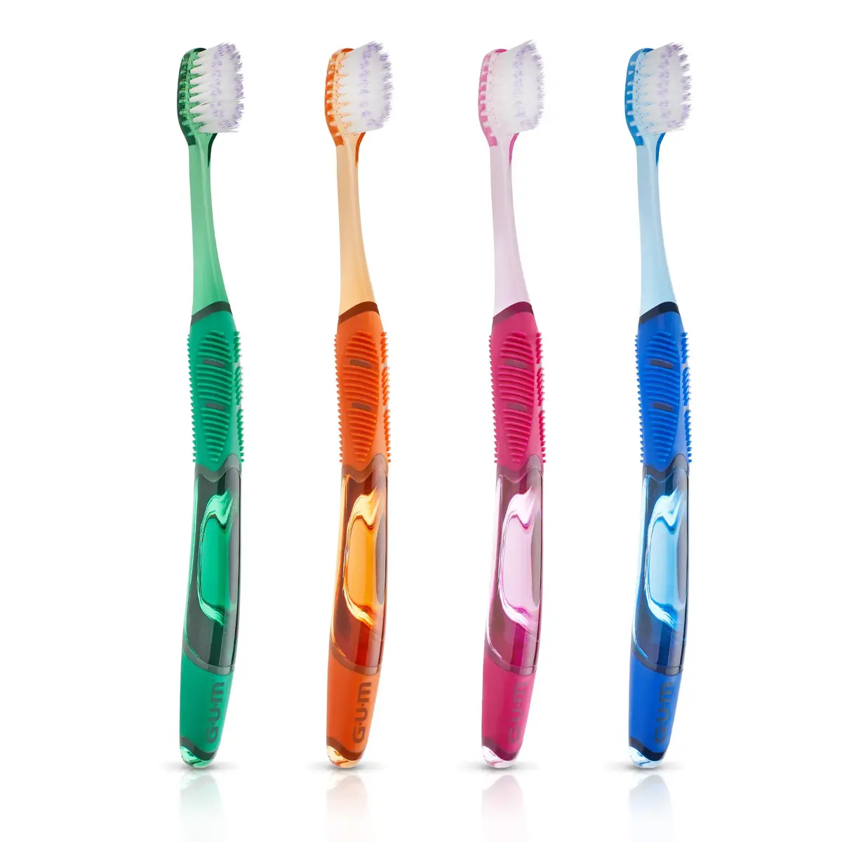 GUM Deep Clean Technique Soft Toothbrush 6 Pack | Compact Head, Ergonomic Quad Grip Handle - view 7
