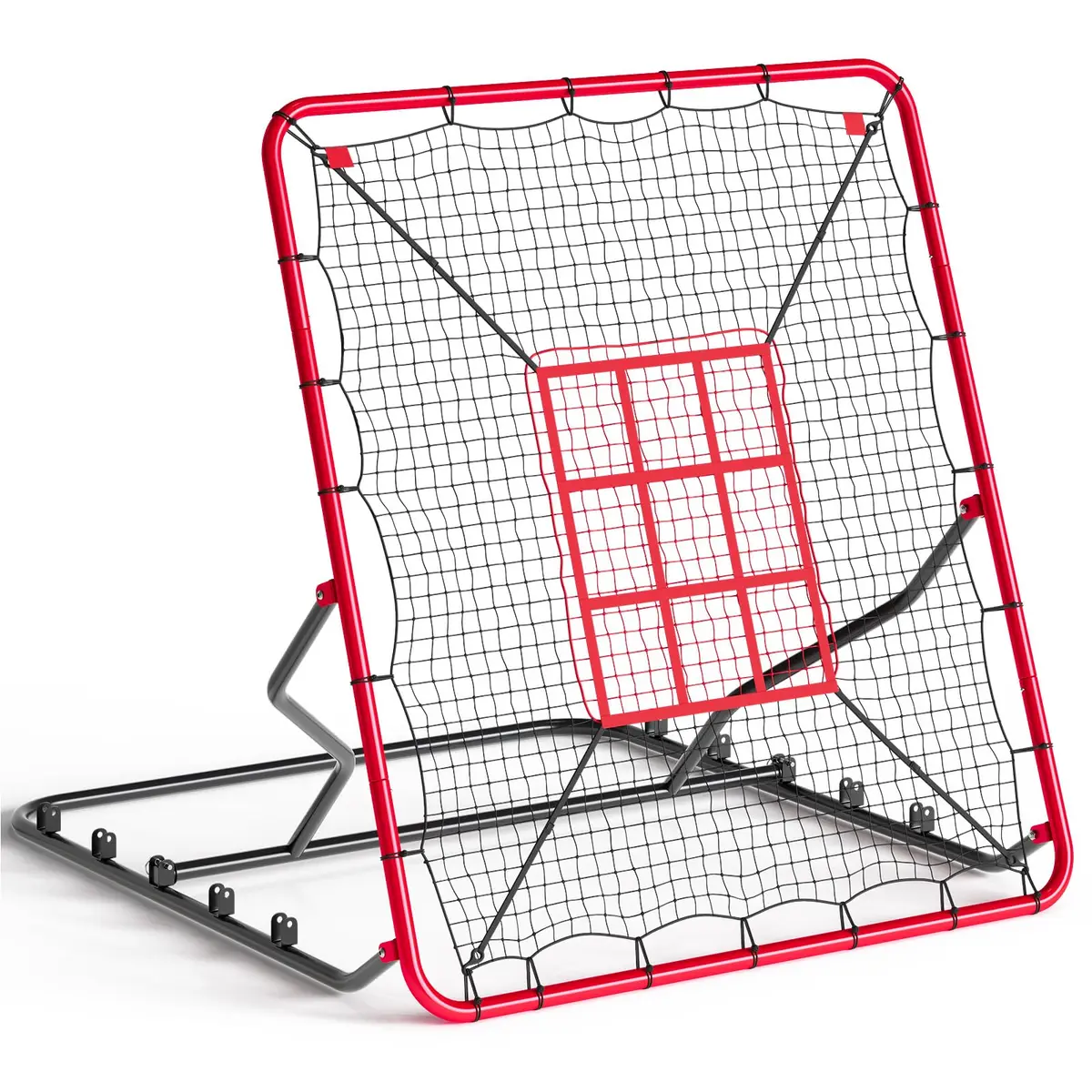 EcoSummer Baseball Rebounder Net 4x4.5Ft | Heavy Duty UV-Resistant Solo Practice Trainer - main product image