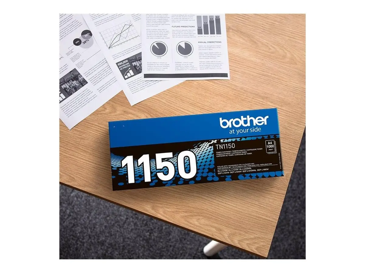 Brother Toner Cartridge TN1150 Black | High-Yield Laser Printer Ink for Brother Models - view 5