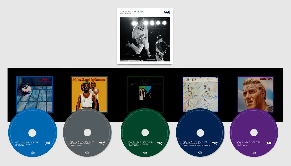 Edsel Boy Man & Soldier: Skids 1978-1981 | 5CD Boxset of UK Punk & New Wave Classics - view 2