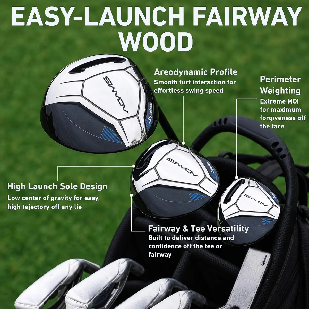 TaylorMade New Idea Package Set, Men's, Left-Handed, 10-Piece Steel | Complete Golf Clubs for Effortless Distance - view 7