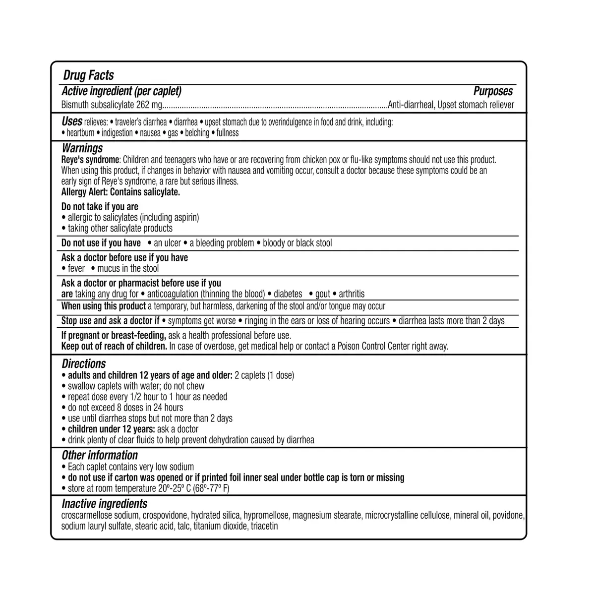 Kaopectate Multi-Symptom Anti-Diarrheal & Upset Stomach Reliever, 84 Caplet | Fast GI Discomfort Relief for Adults - view 8