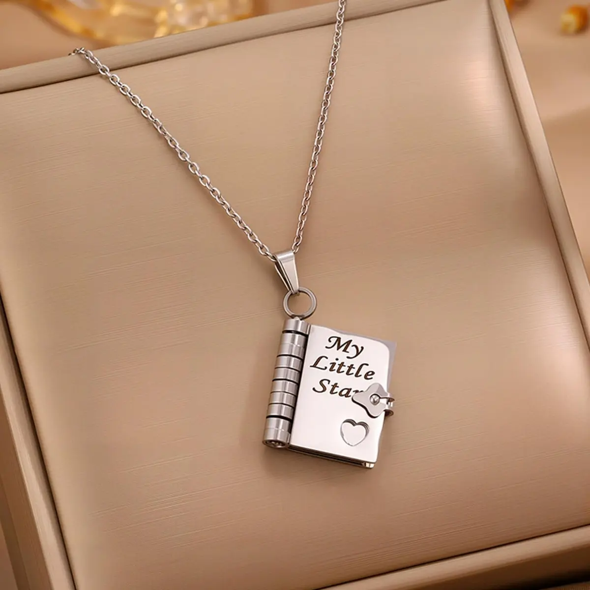 Roe Dolph My Little Star Book Necklace Gift for Daughter & Granddaughter | Meaningful Keepsake for Mothers Day - view 8