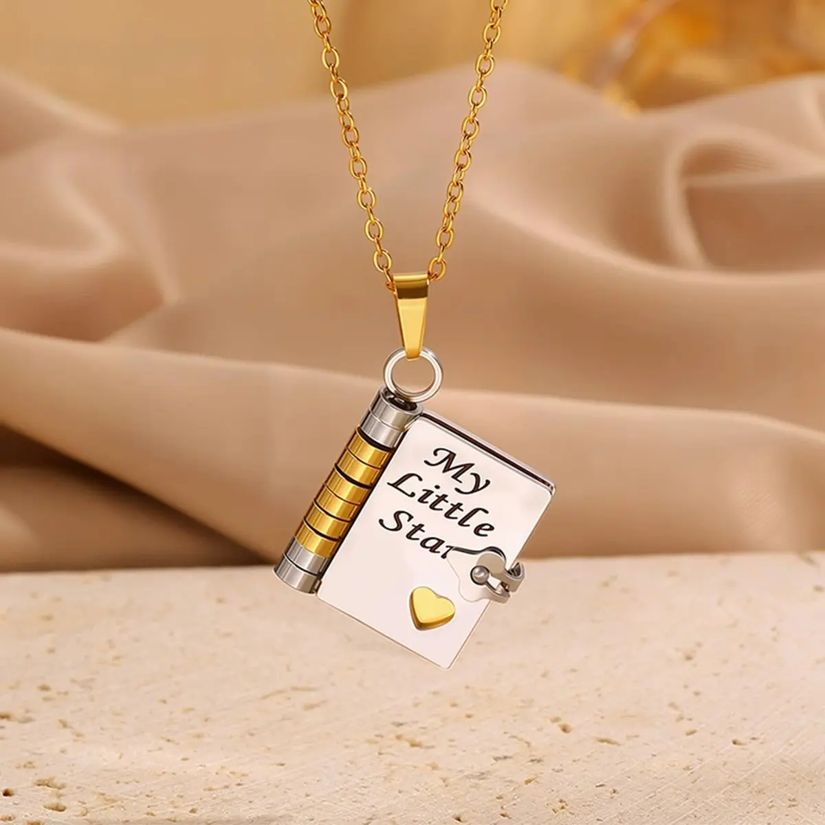 Roe Dolph My Little Star Book Necklace Gift for Daughter & Granddaughter | Meaningful Keepsake, Mothers Day Gift, Pendant Necklace, Emotional Jewelry - view 8