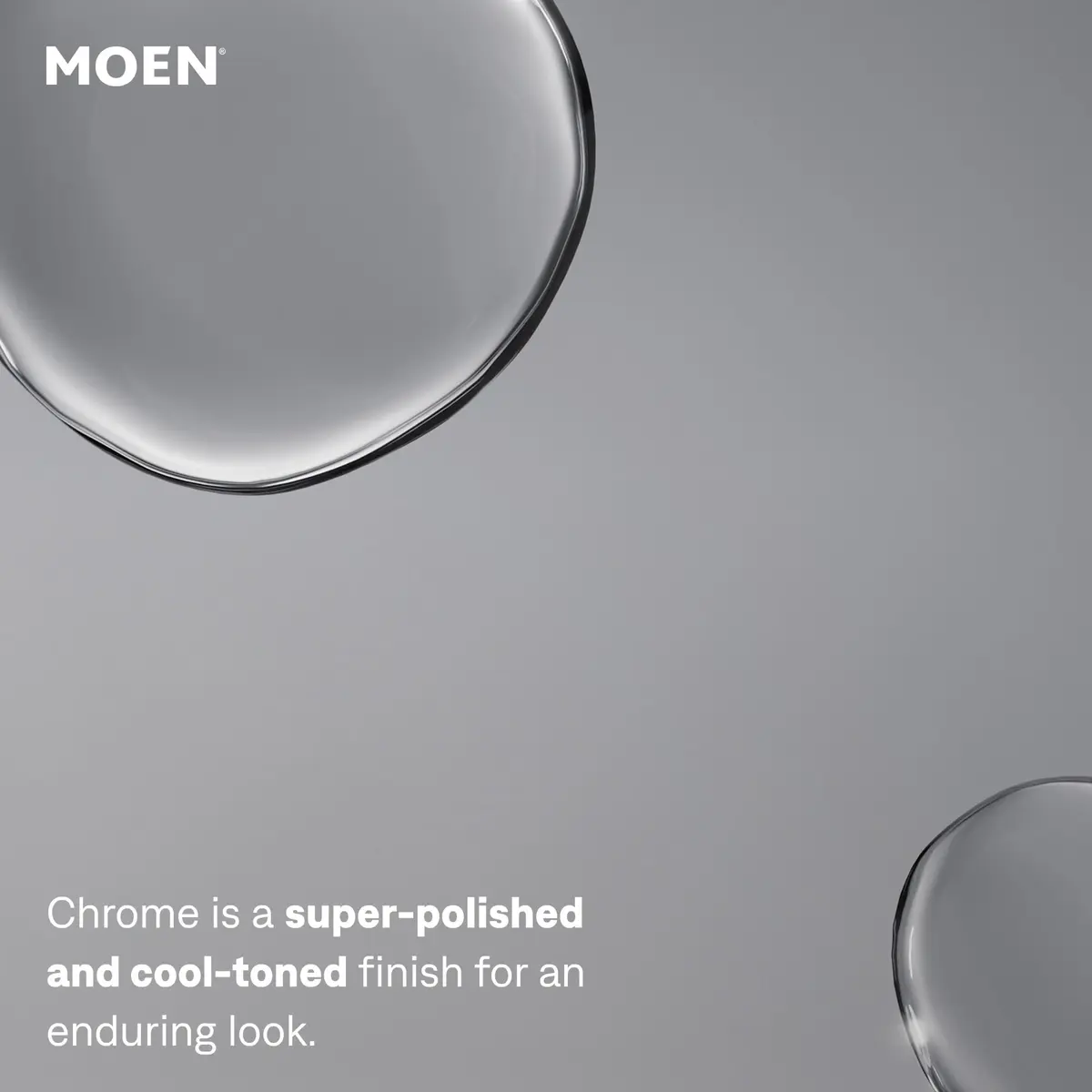 Moen 8-inch Curved Shower Arm with Flange, Chrome Finish | Brass Construction, 1/2" IPS Connections - view 2
