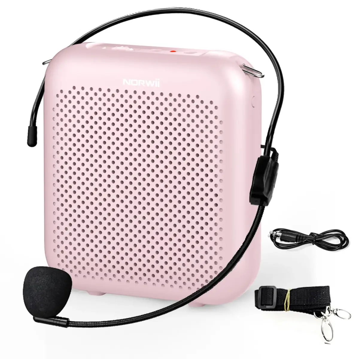 Norwii Portable Voice Amplifier with Wired Microphone Headset & 4000mAh Battery | 10W Loud Clear Sound - main product image