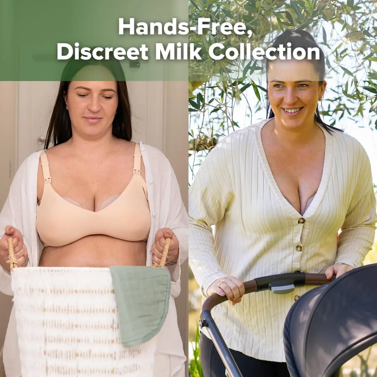 haakaa Petal Soft Passive Silicone Milk Collector 30ml (1 oz) | Discreet Leak-Protection Milk Saver - view 6