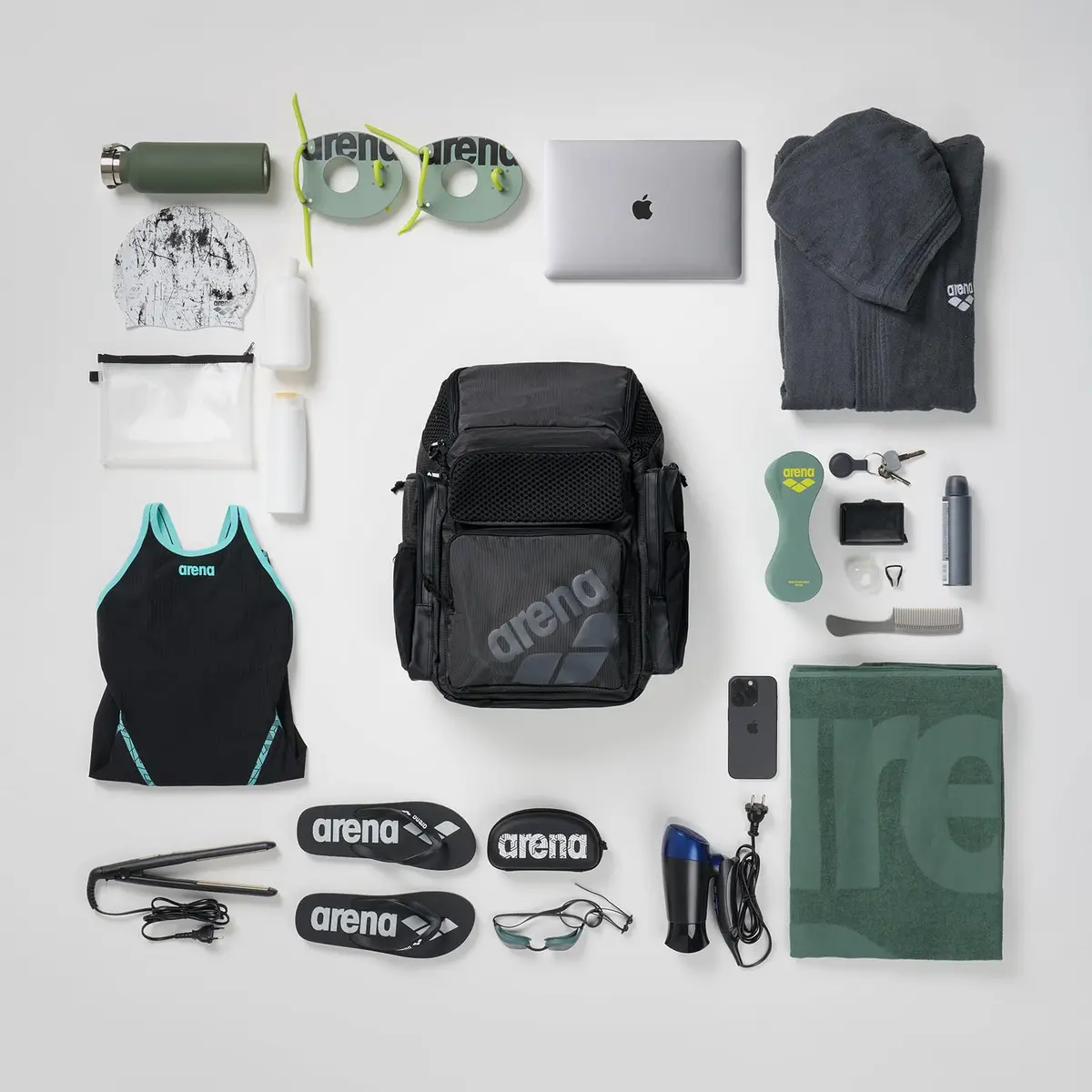 ARENA One Go Backpack Swimmers Athletes Sports Gym Rucksack 45L | Large Training Gear with Wet Management - view 5