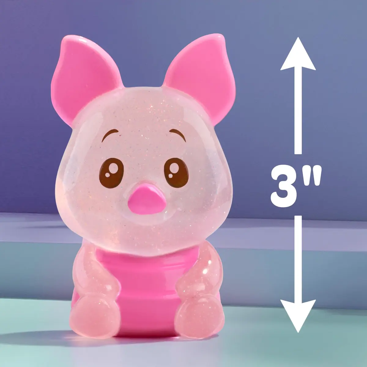 Just Play Disney Winnie the Pooh Bear-y Cute Jelly Figures 3-Pack | Squishy, Glittery, Collectible Toy for Kids 2+ - view 6